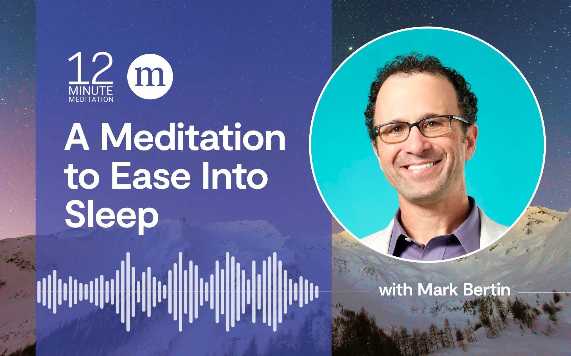 The 12 Minute Meditation podcast logo for 