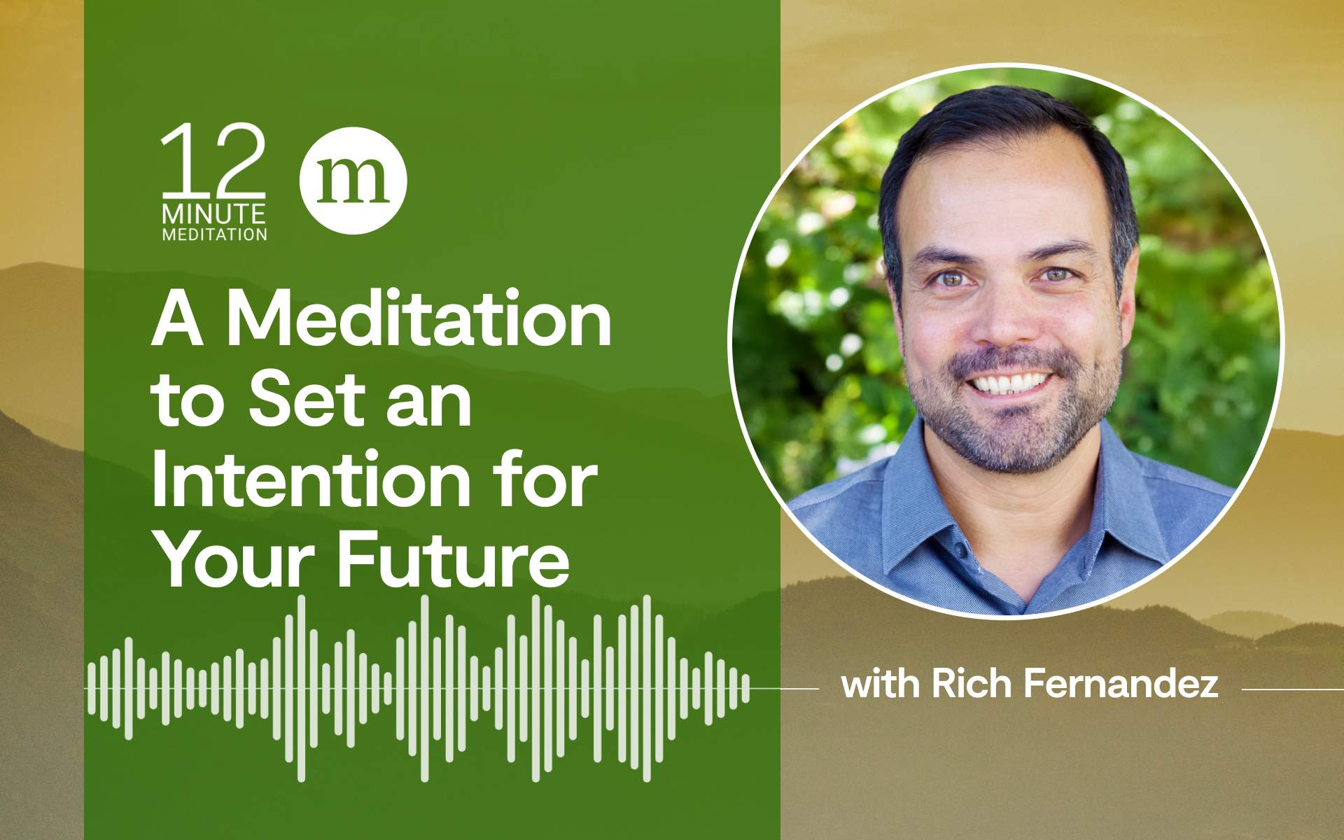 A man smiling for a picture, radiating positivity and the energy of intention setting for the future.