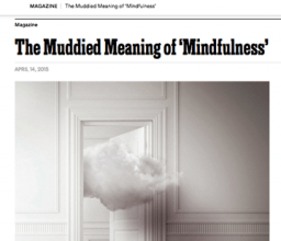 Mindful Responds to New York Times The Muddied Meaning of Mindfulness