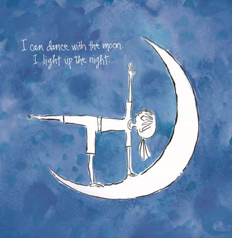 half moon pose