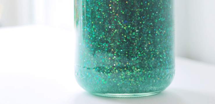 glitter jar