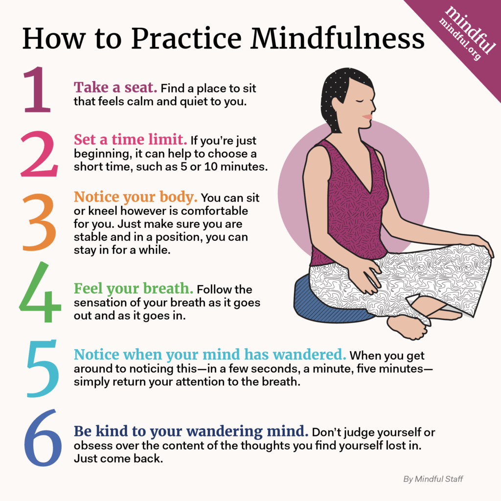 Practising mindfulness: 3 mindfulness exercises and tips for beginners