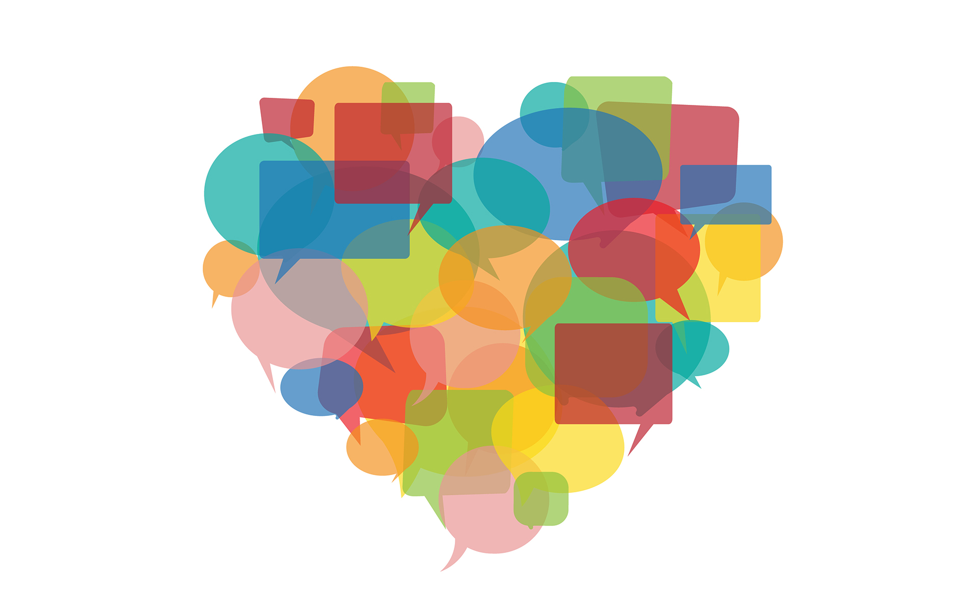 Speech bubbles heart - To Reach Your Full Potential, Speak (and Live) Your Truth