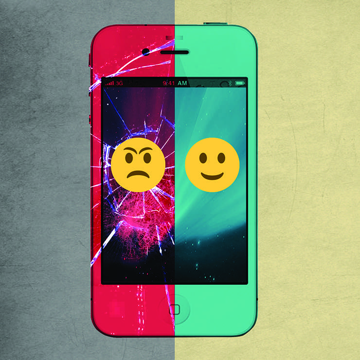 Phone screen