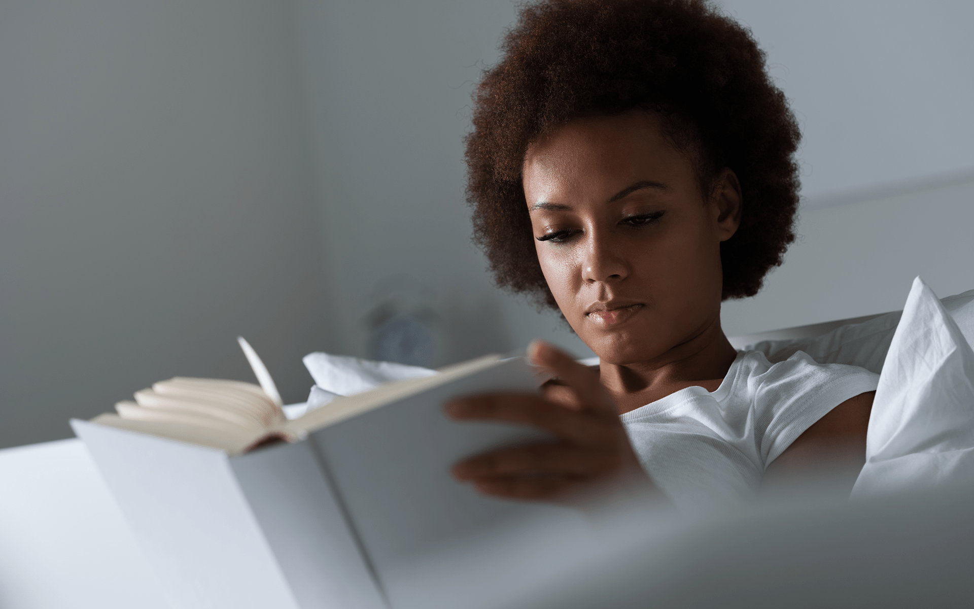 woman reading