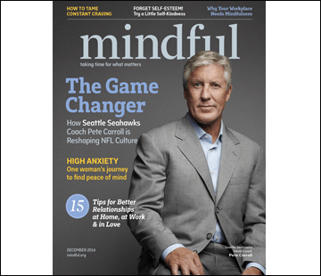 A magazine cover of 