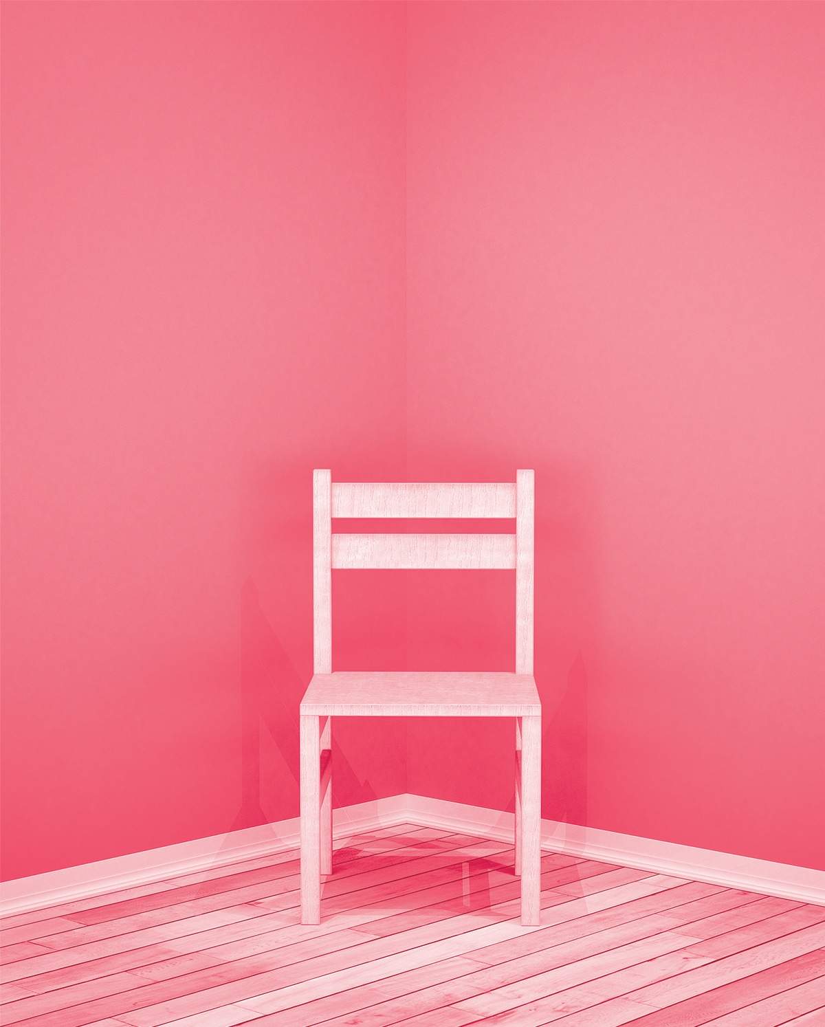 chair in a corner