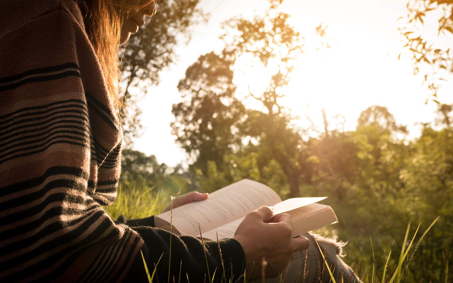 woman reading