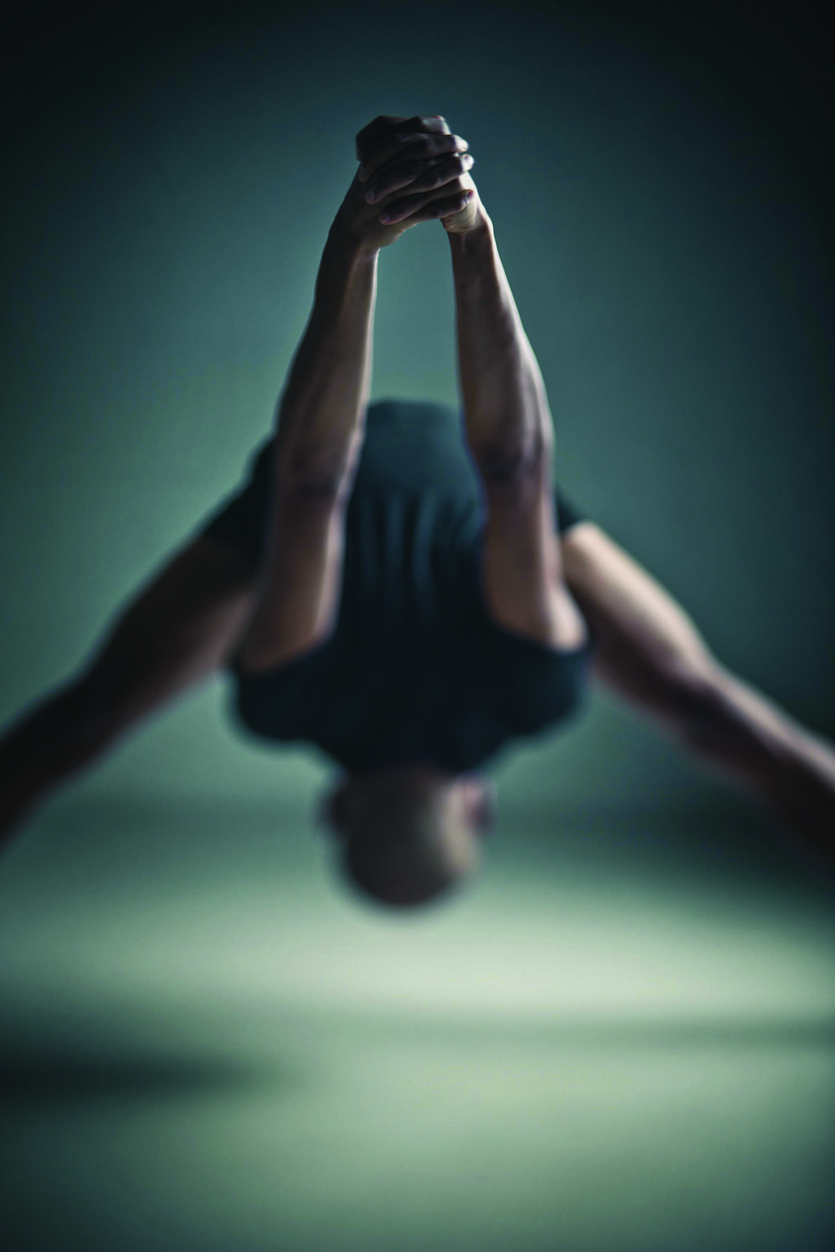 Man stretching