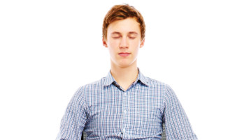 Research Says Daily Practice Matters man meditating in chair
