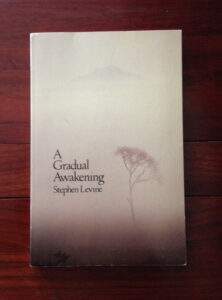 The author's first-edition copy of Stephen Levine's book, A Gradual Awakening.