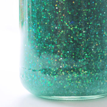GLITTER-HPG glitter jar