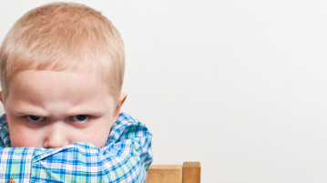 Seeing Behind “Bad” Behavior little boy looking angry