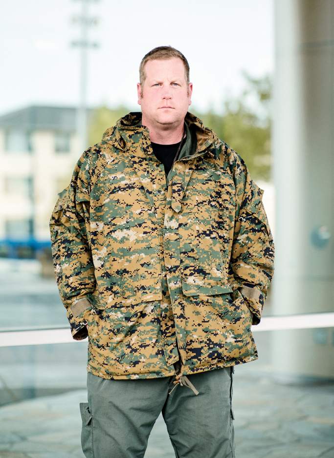 As Officer Stephen Slade reclined to meditate in mindfulness teacher Brant Rogers’ studio, with his eyes closed, he said he couldn’t help thinking, “Anybody can burst in that door and take full advantage of us. Part of me is saying, you’ve got to stay on high alert because you never know. …” Out on the streets, he says, “My life depends on it.”