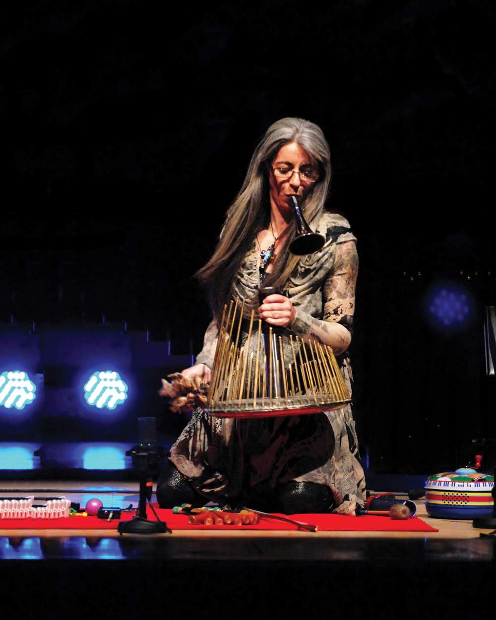 Evelyn Glennie performs at Dada Fest, Liverpool