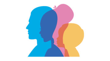 How to Save Your Marriage from Parenthood illustration family icons father, mother, and son