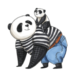 How to Be a Resilient Parent Papa panda with baby on back
