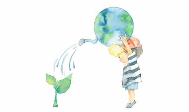 How Social-Emotional Skills Can Fit into School Curricula kid watering plant