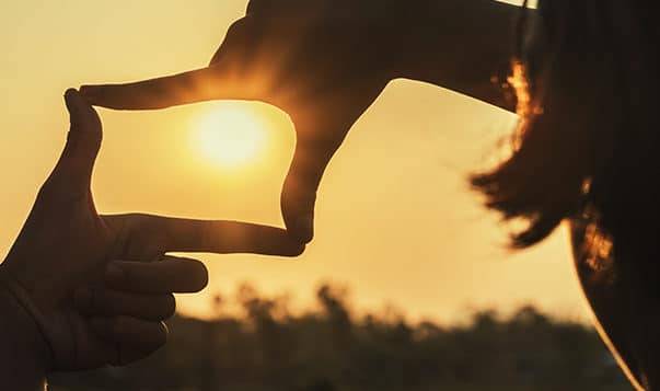 How Can We Pay Better Attention To Our Attention? Hands focusing