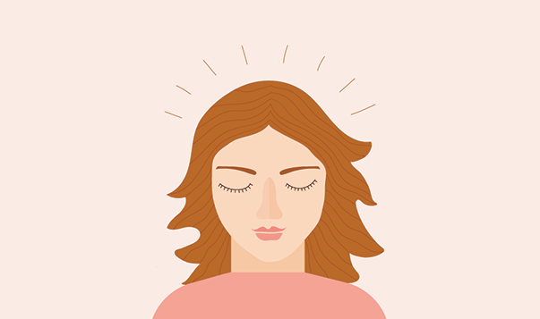 A Two-Minute Mindfulness Practice to Unhijack Your Attention woman with eyes closed