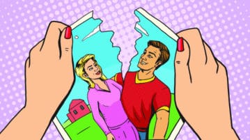 How to Know if You’ve Married the Wrong Person Hands rip photo of couple