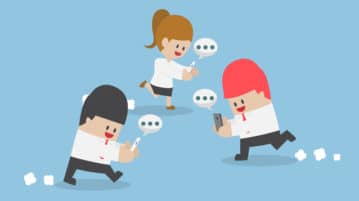 How to Keep Your Smartphone from Hurting Your Relationships People walking with phones