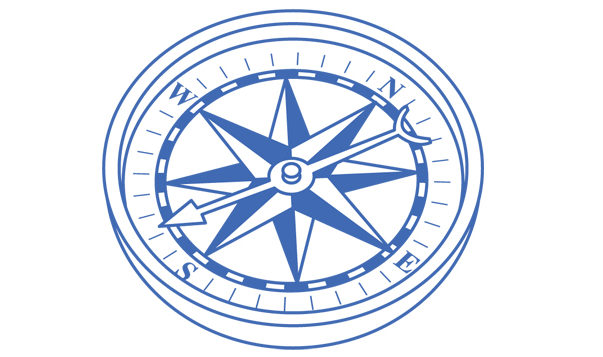4 Ways to Follow Your Inner Compass illustration of a compass