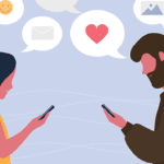 Listen Like It’s Your First Date man and woman texting