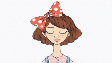 Helping Children Take a Mindful SEAT to Calm Down girl with eyes closed