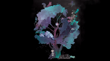 How to Talk to Your Kids About Death water colour of tree