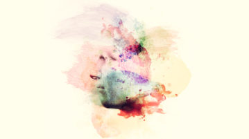 When Your Meditation Practice Feels Boring: Is It All in Your Head? illustration watercolor of man's face