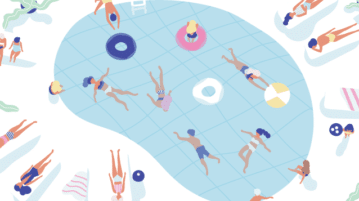 Where Joy Hides and How to Find It people at swimming pool