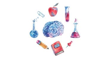 Using Science to Start a Conversation Brain surrounded by science