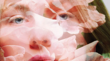 5 Ways Sadness is Good for You Woman looking sad transparent image with flowers in background