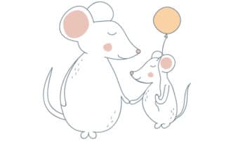 Dr. Dan Siegel: What Hearing “Yes” Does to Your Child’s Brain Mouse mother and child, child is holding balloon