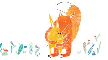 Make a Friend out of a Foe forest animals hugging