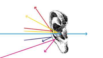 Are You Hearing Me? illustration of ear