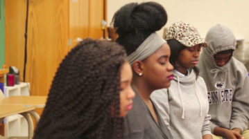 Meditation in Public Schools: Pro or Con? students meditating